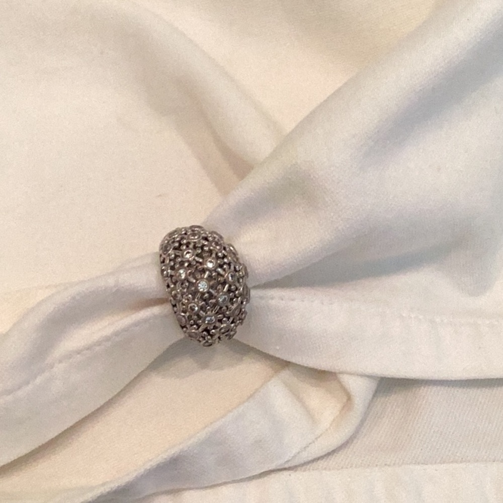 Large Silver Ring - image 1